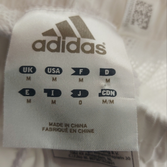 Adidas track suit white with black size medium - Picture 8 of 8